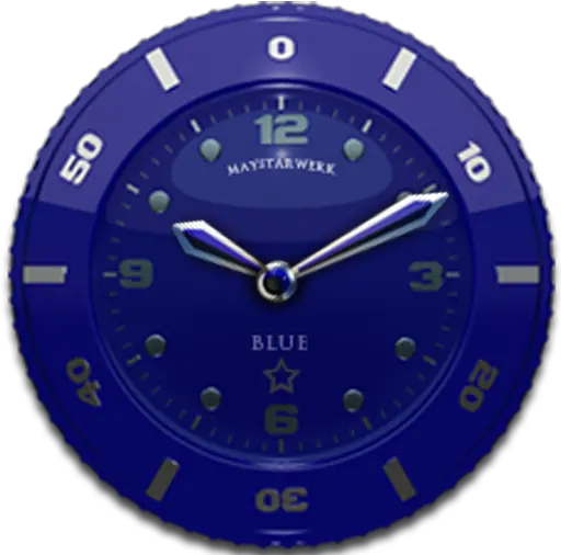 Clock Widget Blue Star Apk 261 Download Apk Latest Version Solid Png Blue Star Icon