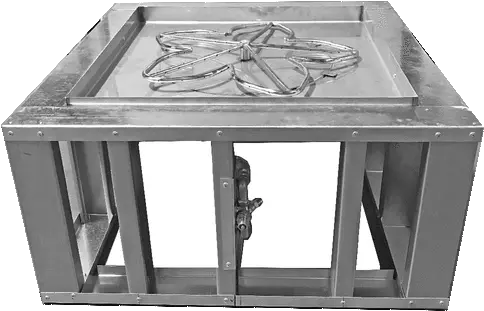 42 Square Fire Pit Frame Manual Gas Burner Coffee Table Png Fire Frame Png
