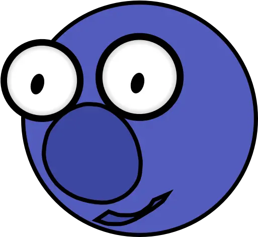 Blueberry With A Face Clip Art Library Cartoon Blueberry With Face Png Blueberry Text Icon