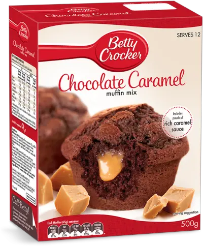 Betty Crocker Chocolate Caramel Muffin Mix Betty Crocker Png Betty Crocker Logo