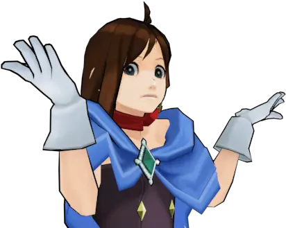 Guide To Dual Destinies 3d Character Models Rigged Trucy Wright 3d Model Png Miles Edgeworth Icon