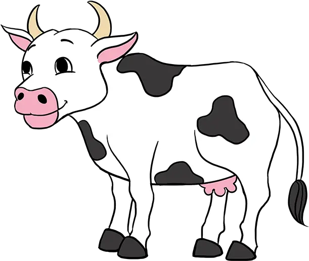 Drawing Cow Running Transparent U0026 Png Clipart Free Download Draw Picture Of Cow Cow Transparent