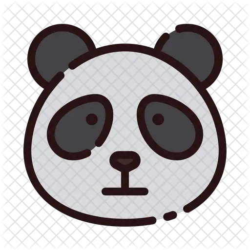 Panda Icon Dot Png Panda Face Png