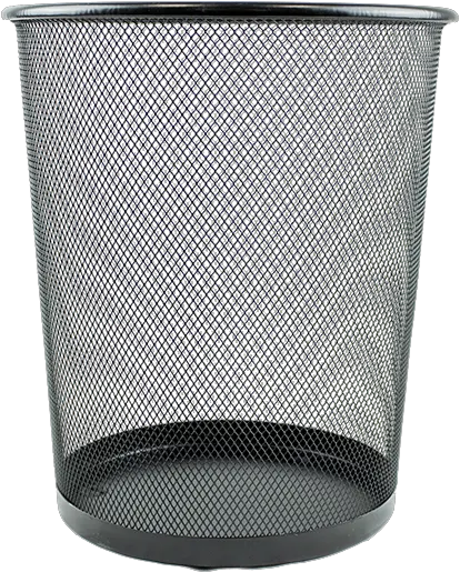 Metal Mesh Bin Cylinder Png Metal Mesh Png