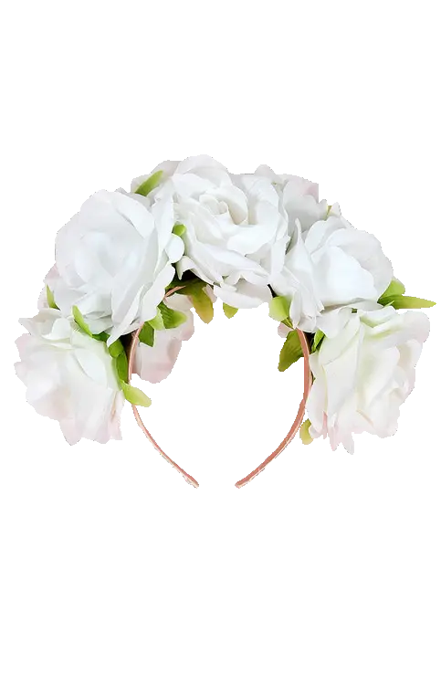 Download Flower Crown Png And Garden Roses Snapchat Flower Crown Png