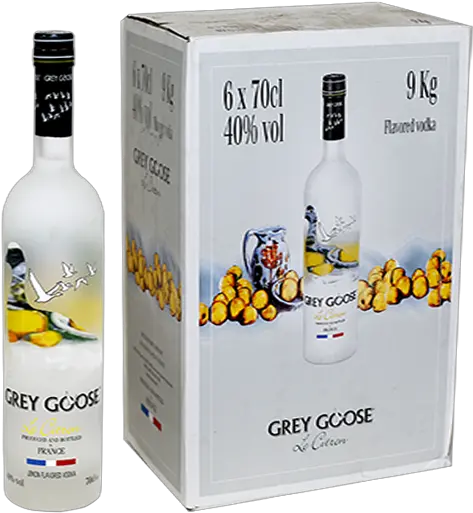 Grey Goose Le Citron Vodka Png Grey Goose Png