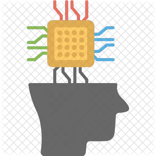 Brain Chip Icon Illustration Png Brain Clipart Png