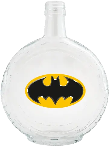 Fancy Flat Glass Alcohol Bottle 500 Ml With Printing Batman Bottle Png Batman Drawing Logo