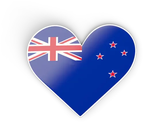 Heart Sticker Illustration Of Flag New Zealand New Zealand Flag Svg Png New Zealand Flag Png