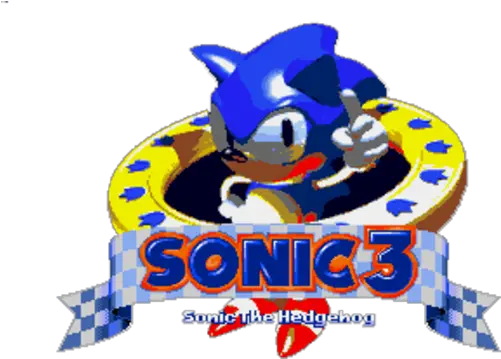 Logo For Sonic The Hedgehog 3 By Supermarioinreallife Sonic 3 Prototype Title Screen Png Sonic The Hedgehog Logo Transparent