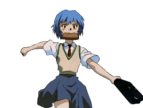 Transparent Evangelion Transparent Rei Ayanami Gif Png Anime Png Gif