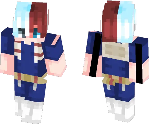 Download Todoroki Boku No Hero Academia 3 Minecraft Skin Minecraft Skins Zodiac Gemini Png Todoroki Png