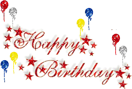 Animated Gifs Happy Birthday Cake Balloons Clowns Happy Birthday Glitter Gif Png Transparent Animations