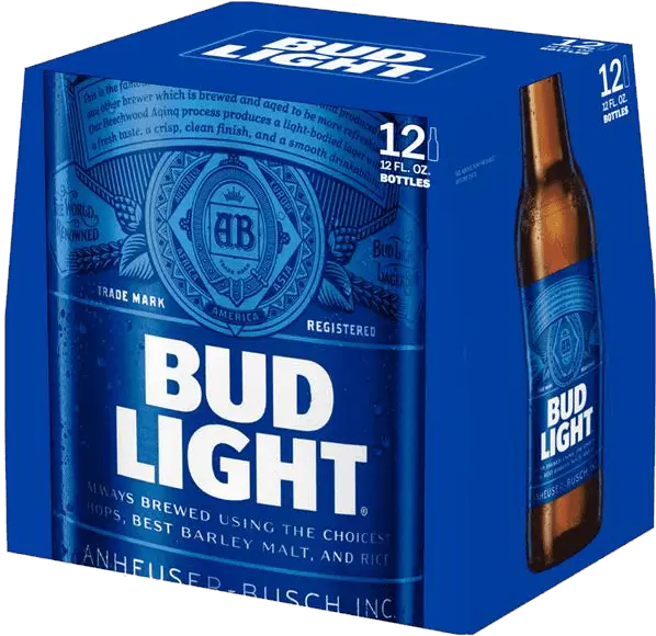 Bud Light 2 Bud Light 12 12oz Bottles Png Bud Light Png