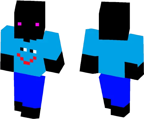 Download Enderman In Clothes Minecraft Detroit Become Withered Foxy Human Minecraft Skin Png Minecraft Enderman Png