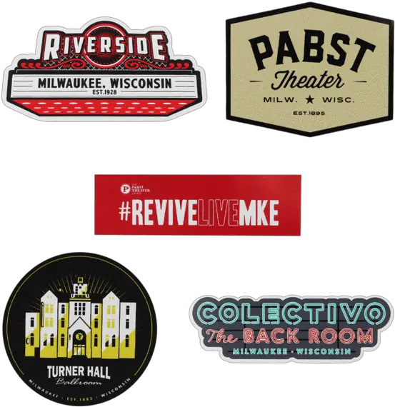 Venue Sticker Pack Horizontal Png Pabst Logo