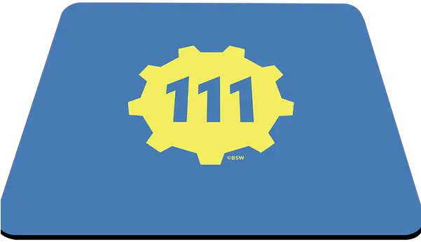 Qck Fallout 4 Vault 111 Mousepad Png Fallout 4 Logo Png