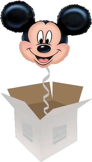 Disney Helium Balloons Delivered In The Uk By Interballoon Mickey Mouse Balloons On Sticks Png Mickey Mouse Head Png