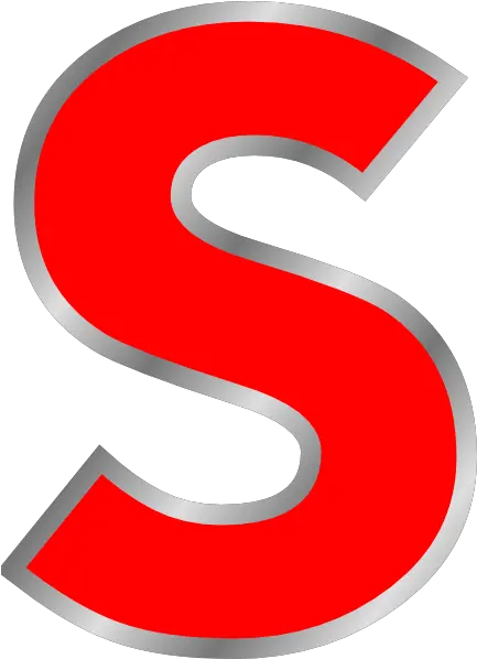 Letter S Clip Art Red S Clipart Png Letter S Png