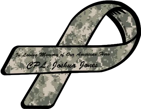 In Loving Memory Of Our American Hero Custom Ribbon Rett Syndrome Logo Png In Loving Memory Png