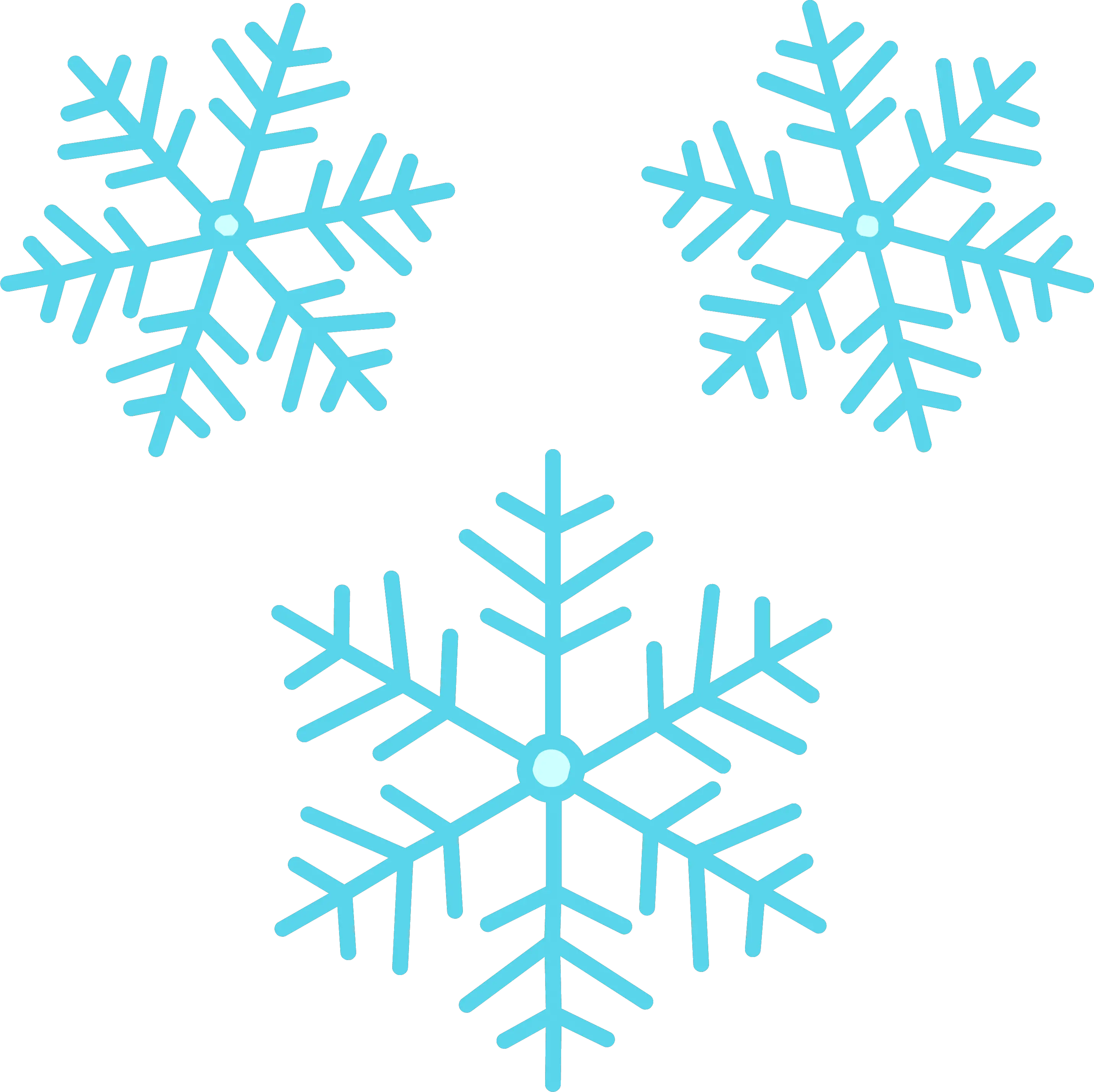 Silver Glitter Snowflake Png