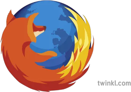 Firefox Logo Illustration Twinkl Illustration Png Firefox Logo Png