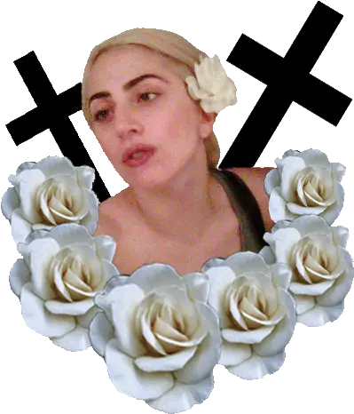 Pastel Goth Transparent Lady Gaga Garden Roses Png Lady Gaga Transparent