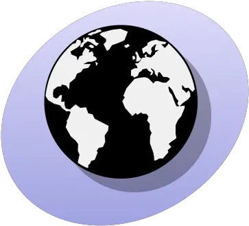 P Globe World Map Png Globe Silhouette Png