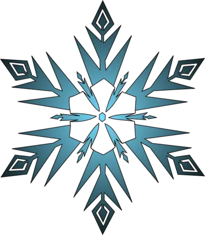 Blue Snowflake Png