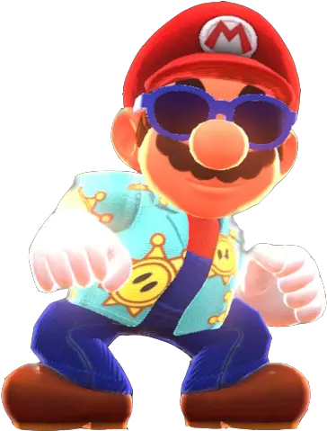 Transparent Dancing Sunshine Mario For Transparent Mario Png Mario Transparent