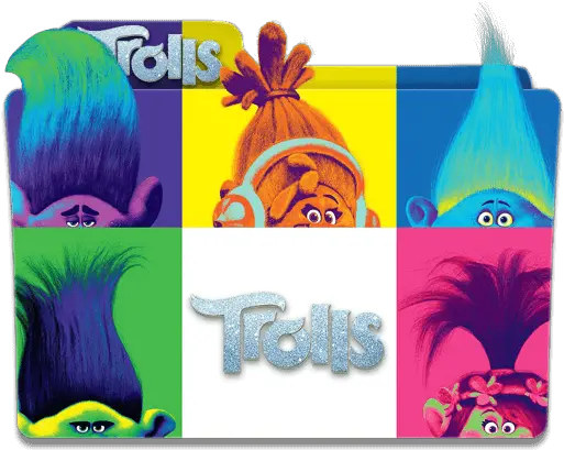 Trolls World Tour Cartoon Folder Icon Designbust Christophe Beck The Trolls Png Folder Icon Art