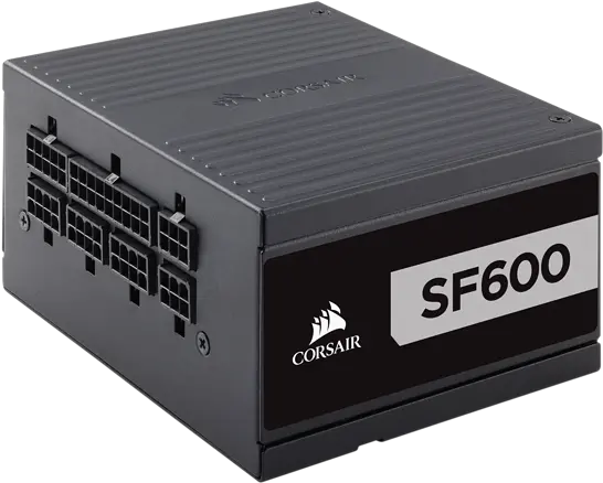 Sf Series Sf600 U2014 600 Watt 80 Plus Platinum Certified High Performance Sfx Psu Corsair Sf600 600 Watt 80 Plus Platinum Certified Power Supply Png Sfx Icon