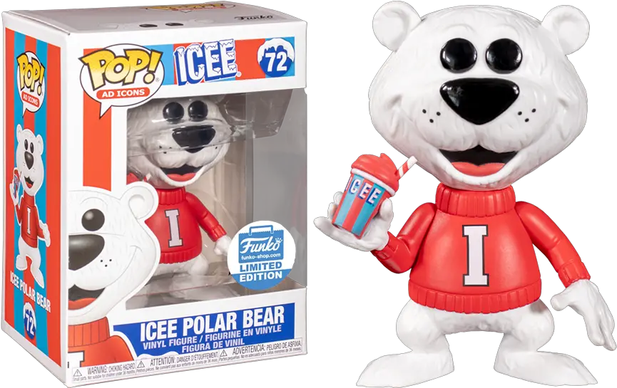 Funko Pop Icee Polar Bear 72 Icee Funko Pop Png Snow Bear Icon Png