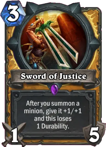 Sword Of Justice Hearthstone Wiki Sword Of Justice Hearthstone Png Sword Attack Icon