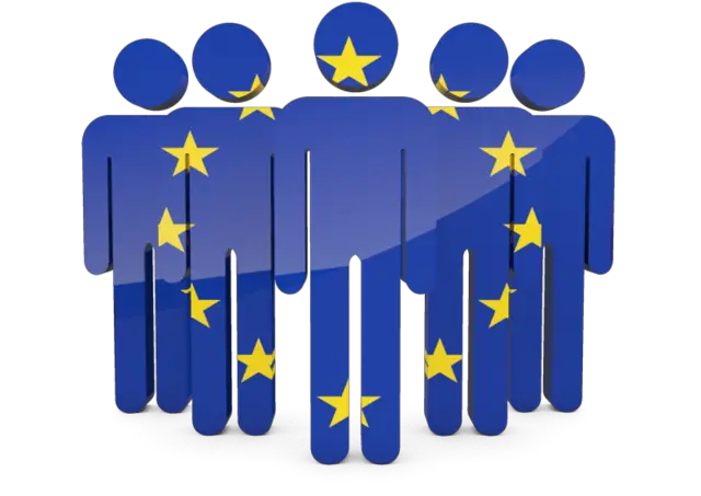 People Icon Illustration Of Flag European Union La Administracion En Mexico Png People Icon Images