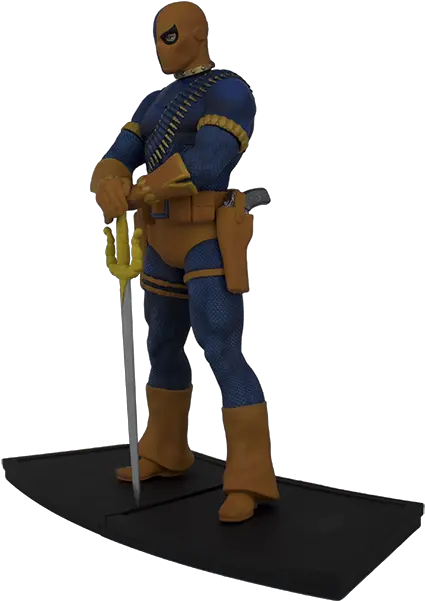 Dc Comics The New Teen Titans Deathstroke Polystone Statue Exclusive Fictional Character Png Nightwing Icon