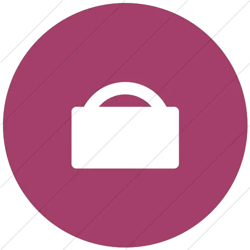 Pink Foundation 3 Shopping Bag Icon Padlock Png Shopping Bag Icon Flat