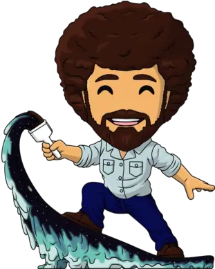 Bob Ross Happy Accidents Png Icon