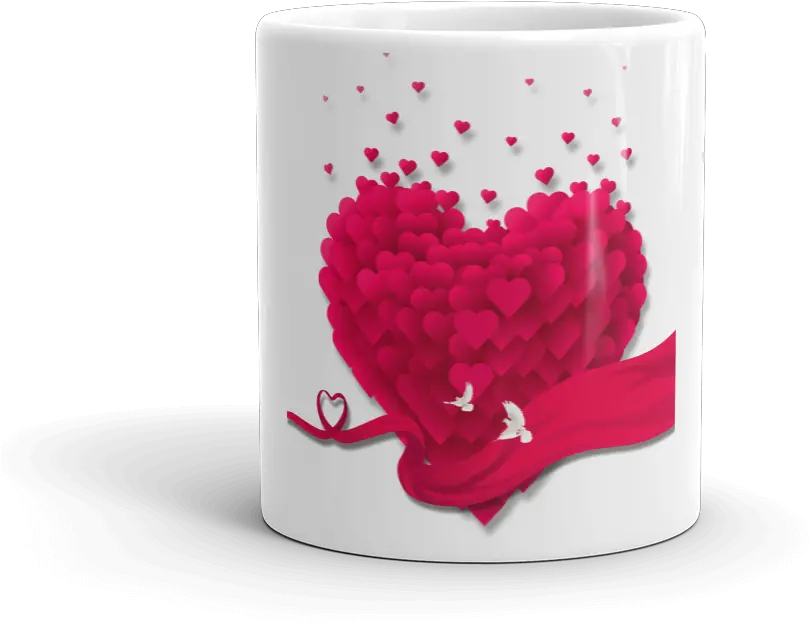 Download Valentineu0027s Day Gift Romantic Pink Love 3d Good Morning Images Latest Png 3d Heart Png