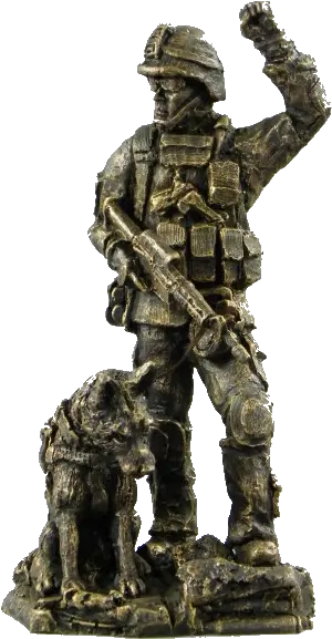 Soldier Bronze Statues Military Retirement Farewell Modular Integrated Communications Helmet Png Army Man Icon