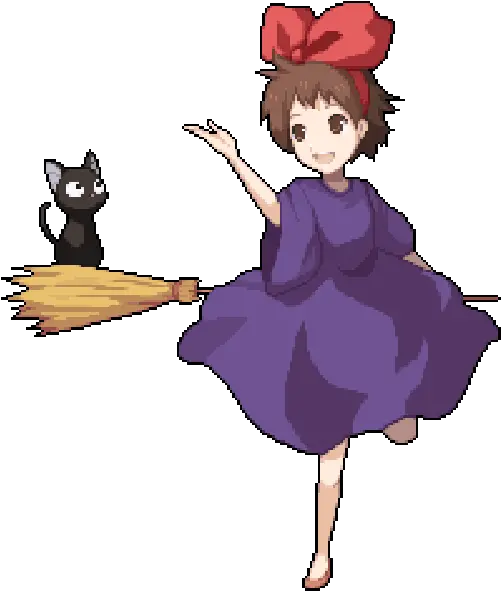 Delivery Service Jiji Studio Ghibli Kiki Studio Ghibli Transparent Png Studio Ghibli Png