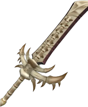 Bone Sword Best Weapon In Catalog Heaven Png Cartoon Sword Png