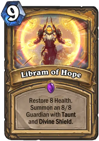 New Paladin Epic Card Revealed Libram Of Hope News Libram Of Hope Hearthstone Png Kreygasm Png