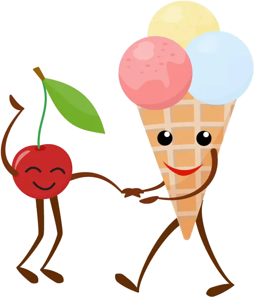 Cherry And Ice Cream Clipart Full Size Clipart 3185750 Happy Png Ice Cream Clipart Transparent