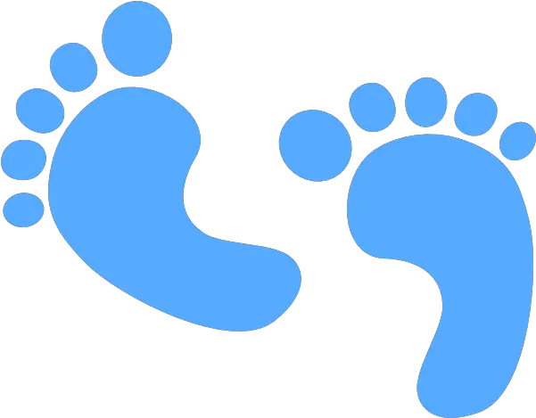 Baby Feet Blue Clip Art At Clkercom Vector Clip Art Boy Baby Shower Png Feet Png