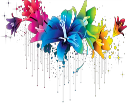 Download Colorful Flowers Png Pic