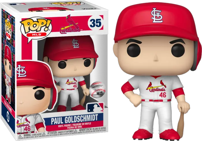 Mlb Baseball Paul Goldschmidt St Louis Cardinals Pop Vinyl Figure Funko Pops Cardinals Mlb Png Cardinals Png