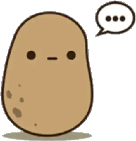 Pastelito Kawaii Potato Cute Potato Png Kawaii Potato Png