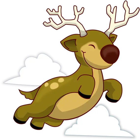 Rudolph Reindeer Santa Claus Wildlife Antler For Christmas Png Antlers