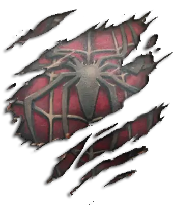 Free Spiderman Slice Tattoo Psd Vector Ripped Skin Spiderman Tattoo Png Spiderman Logo Tattoo